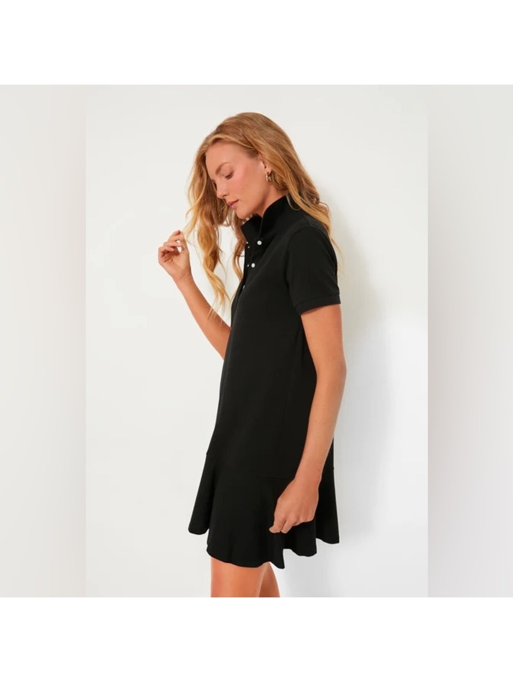 Small Tuckernuck Black Pique May Polo Dress - Picture 4 of 12
